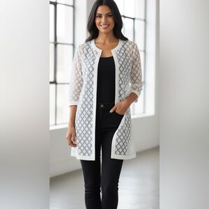 Dennis by Dennis Basso cardigan size 4